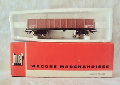 Wagon Tombereau à Bogies Jouef Référence 6500 - Échelle HO, Occasion Bon état