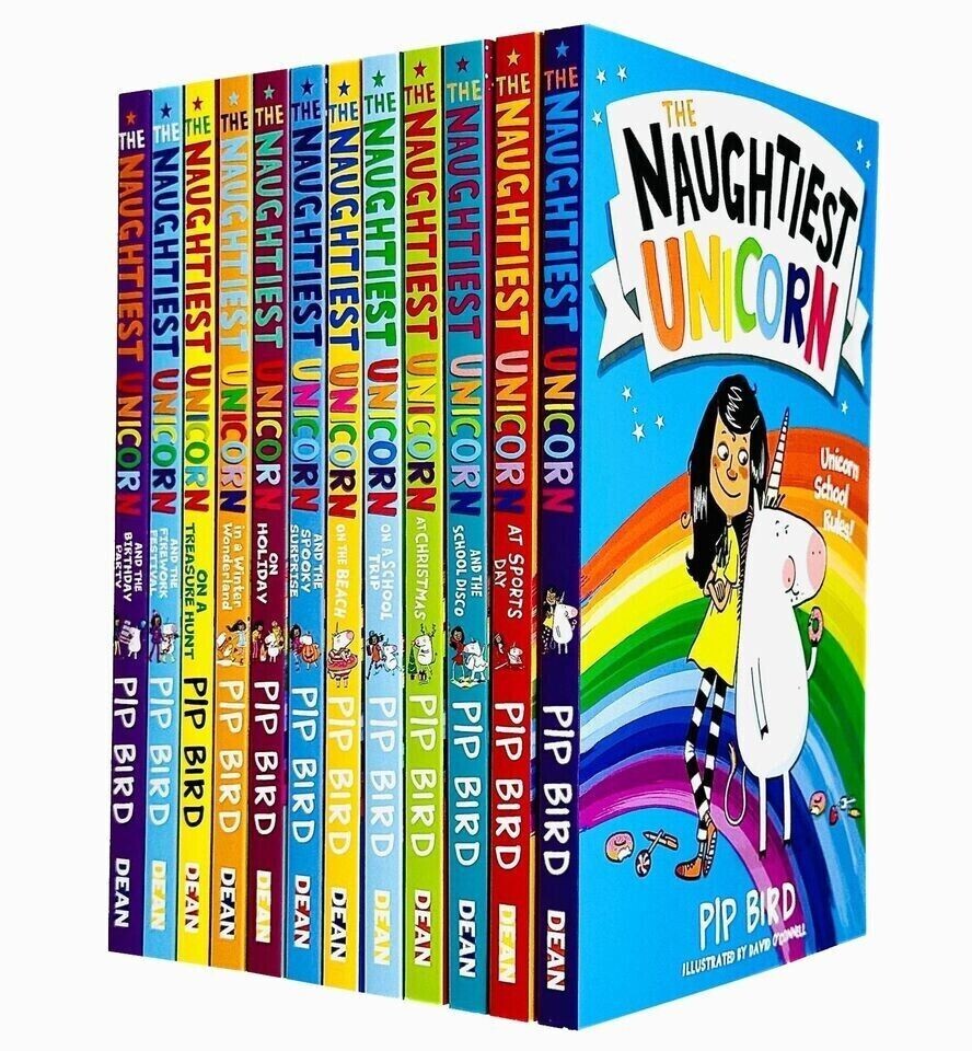 B&Q - The Naughtiest Unicorn Series 12 Books Collection Set By Pip Bird (Naughtiest UnicornSports DaySchool DiscoChristmas, - Image 11