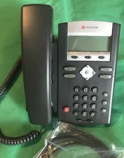 Polycom SoundPoint IP 331 SIP VoIP PoE Desktop Business Office Phone Great Shape