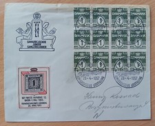 Dänemark 1957 Sonderbrief Kobenhavn Juniordagens Sammlerklubber  (mp37)