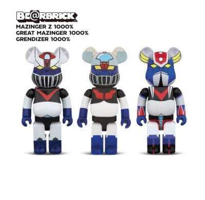 Bearbrick Mazinger Z +Great Mazinger +Getter+ Gaiking All 5 of Set 