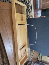 Gobam Bamboo Bathtub Caddy Tray Book Wine Relax