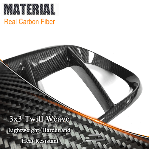 2xCarbon Lufteinlass Entlüftung Air Vent für Merceben Benz W205 C-Klasse C43 AMG - Bild 10 von 13