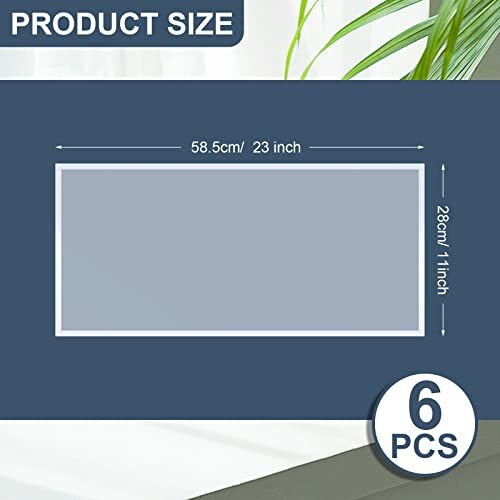 6 Pcs Abrasive Blasting Lens Cover Polyester Film Sandblast