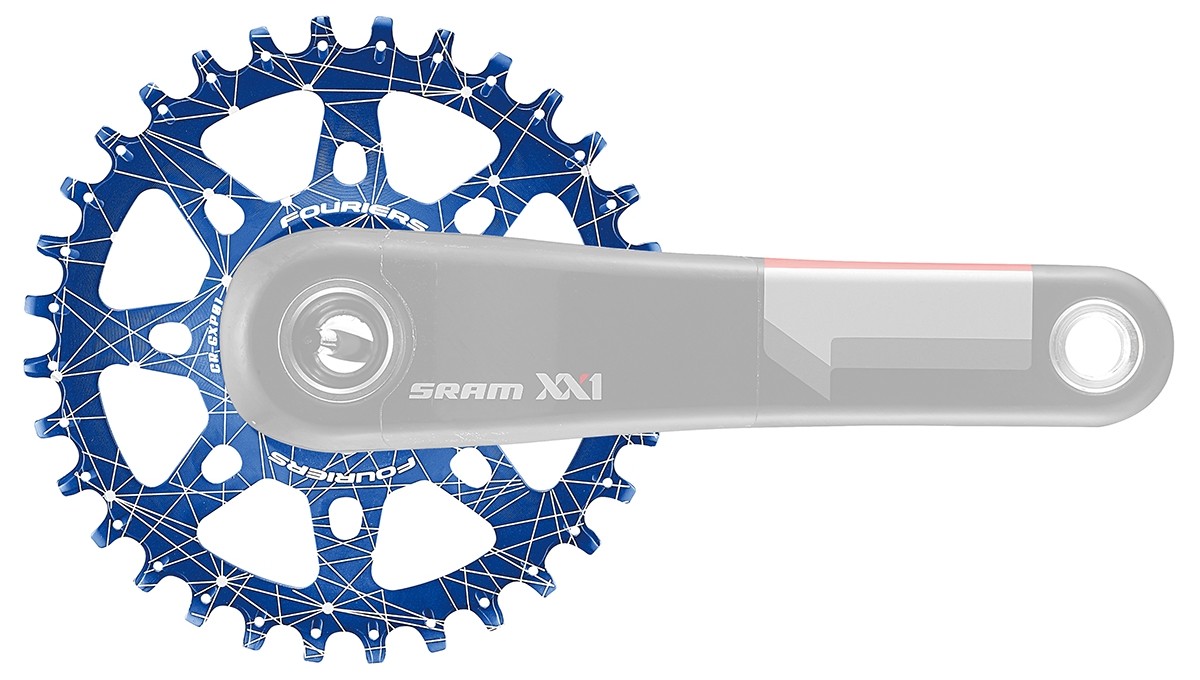 Plateau en pierre 76 BCD pour Sram XX1 Stout SiSl2 rond