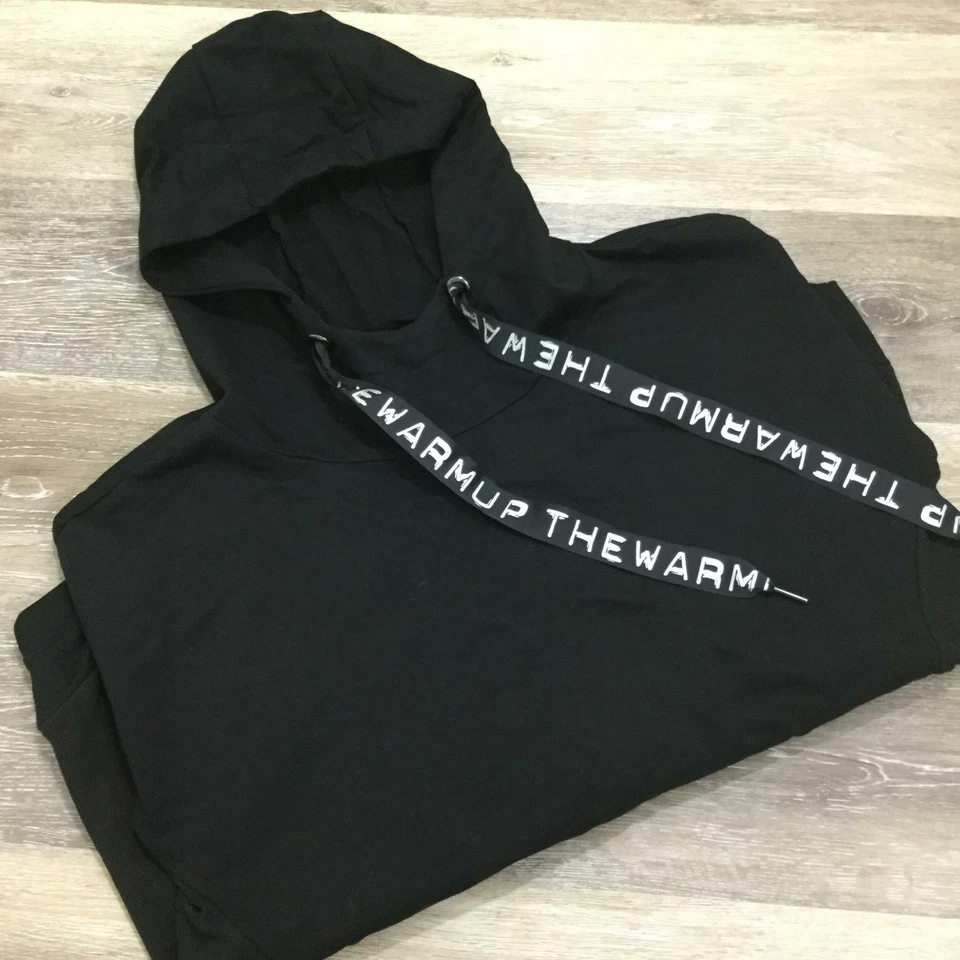 JESSICA SIMPSON разминка пуловер черный толстовка с капюшоном женский размер XL - Изображение 4 из 4