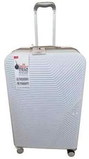 Image of IT Luggage Aligned 8 Wheel Large 78cm Expandable Hard Case - White