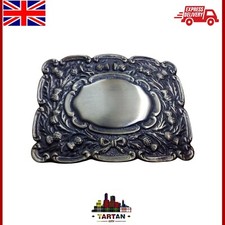 Tartancity Men's Thistle Kilt Belt Buckle - Antique Finish, Stylish  Durable