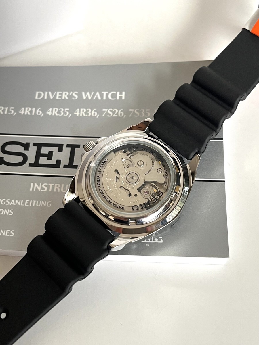 New! Seiko SNZB23J2 5 Sports Automatic Black Dial Black New! Seiko SNZB23J2 5 Sports Automatic Black Dial Black