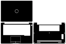 Carbon Vinyl Laptop Sticker Skin Decal Cover for Dell Latitude 7400 Non-2in1 14"