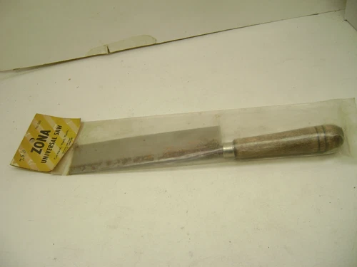 ZONA UNIVERSAL RAZOR-LIKE SAW WITH WOOD HANDEL #500 NEW IN PACKAGE