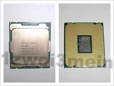 TOP Intel XEON W-2125 4,00 - 4,50 GHz 4 Kern 8 Threads FCLGA 2066 Sockel 8,25 MB