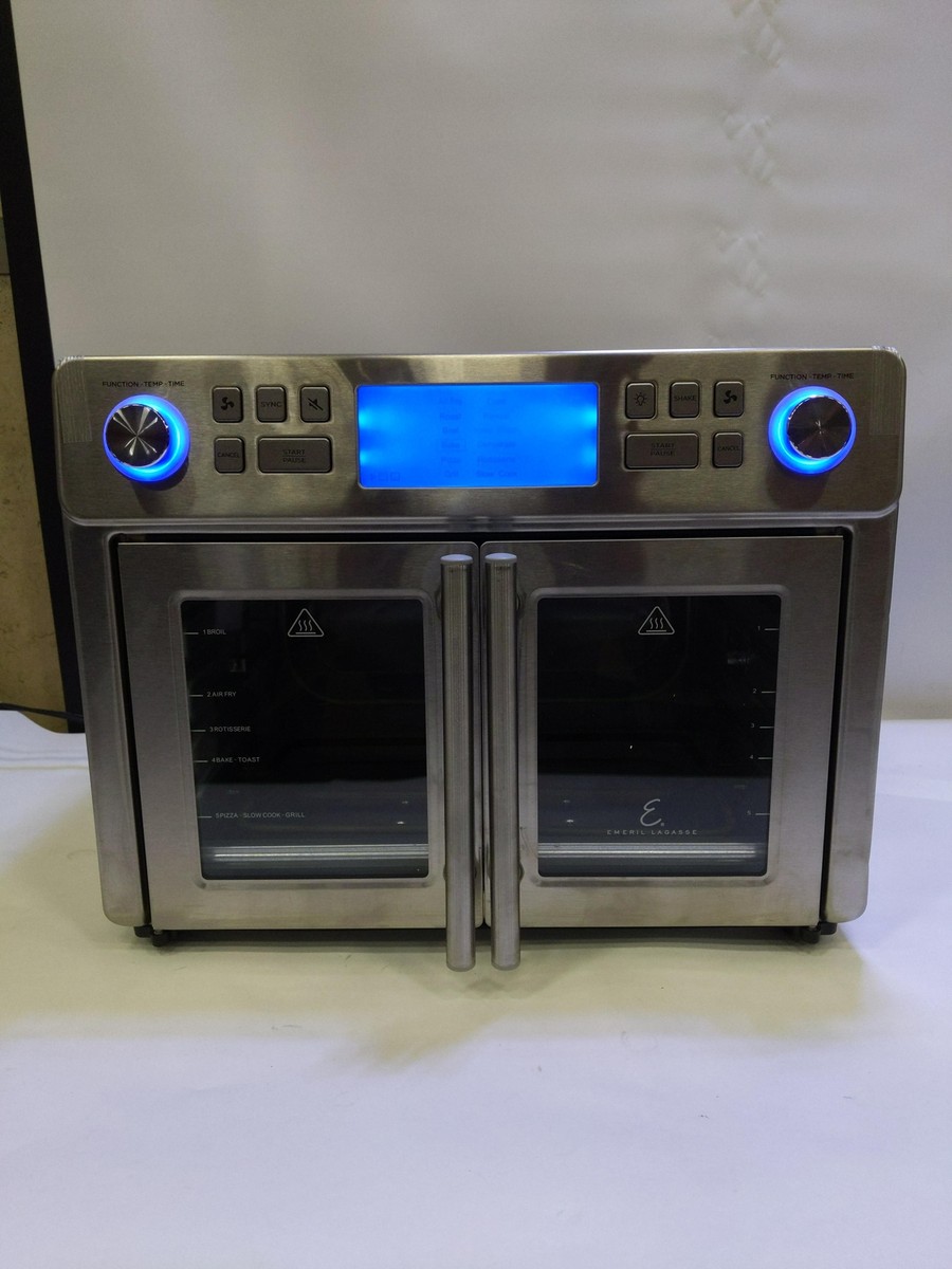 Emeril Lagasse Dual Zone 360 Air Fryer Oven Combo with French Door, 25 QT