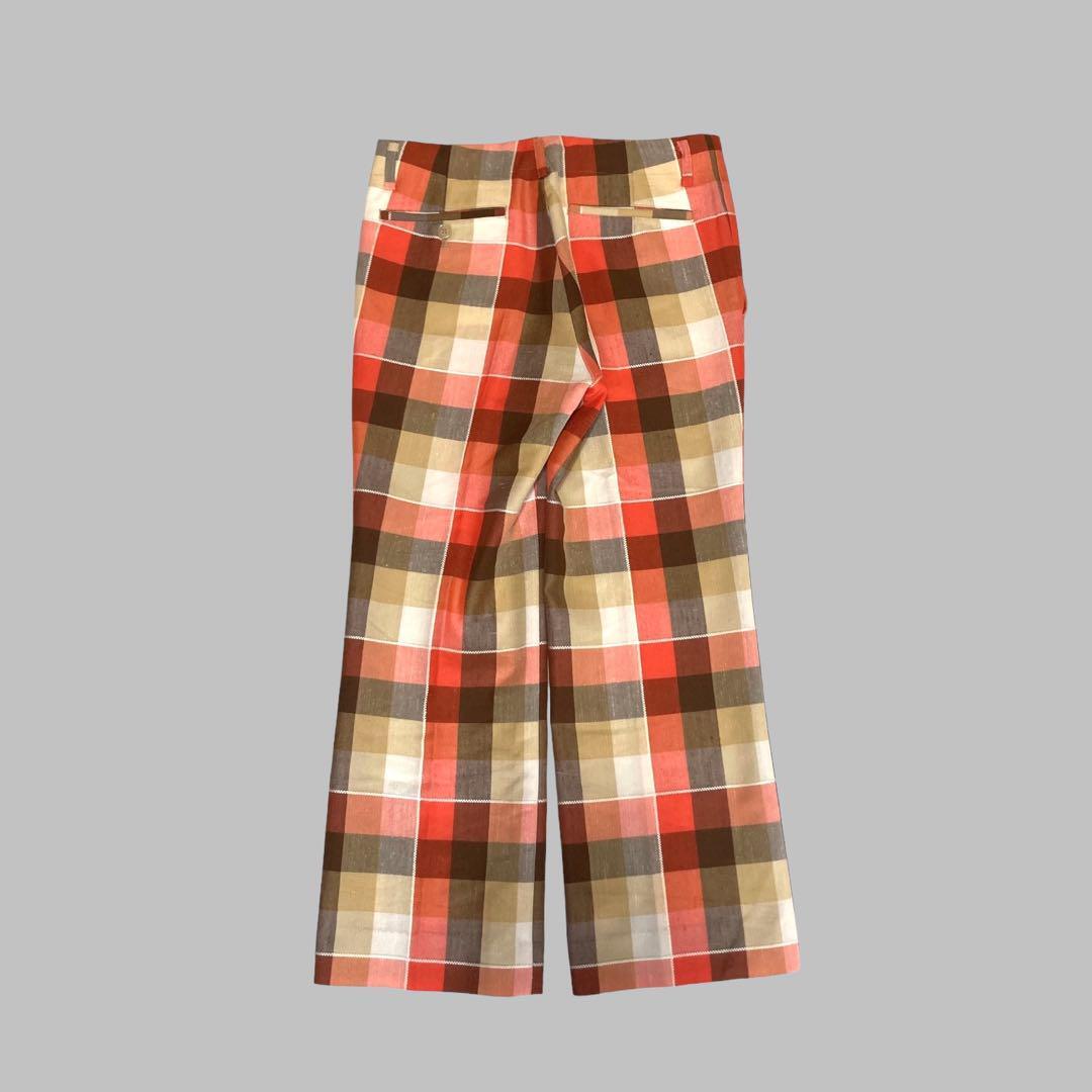 JUNYA WATANABE】CROPPED CHECK SLACKS 438