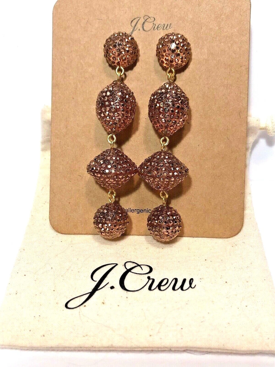 J crew pave resin best sale earrings