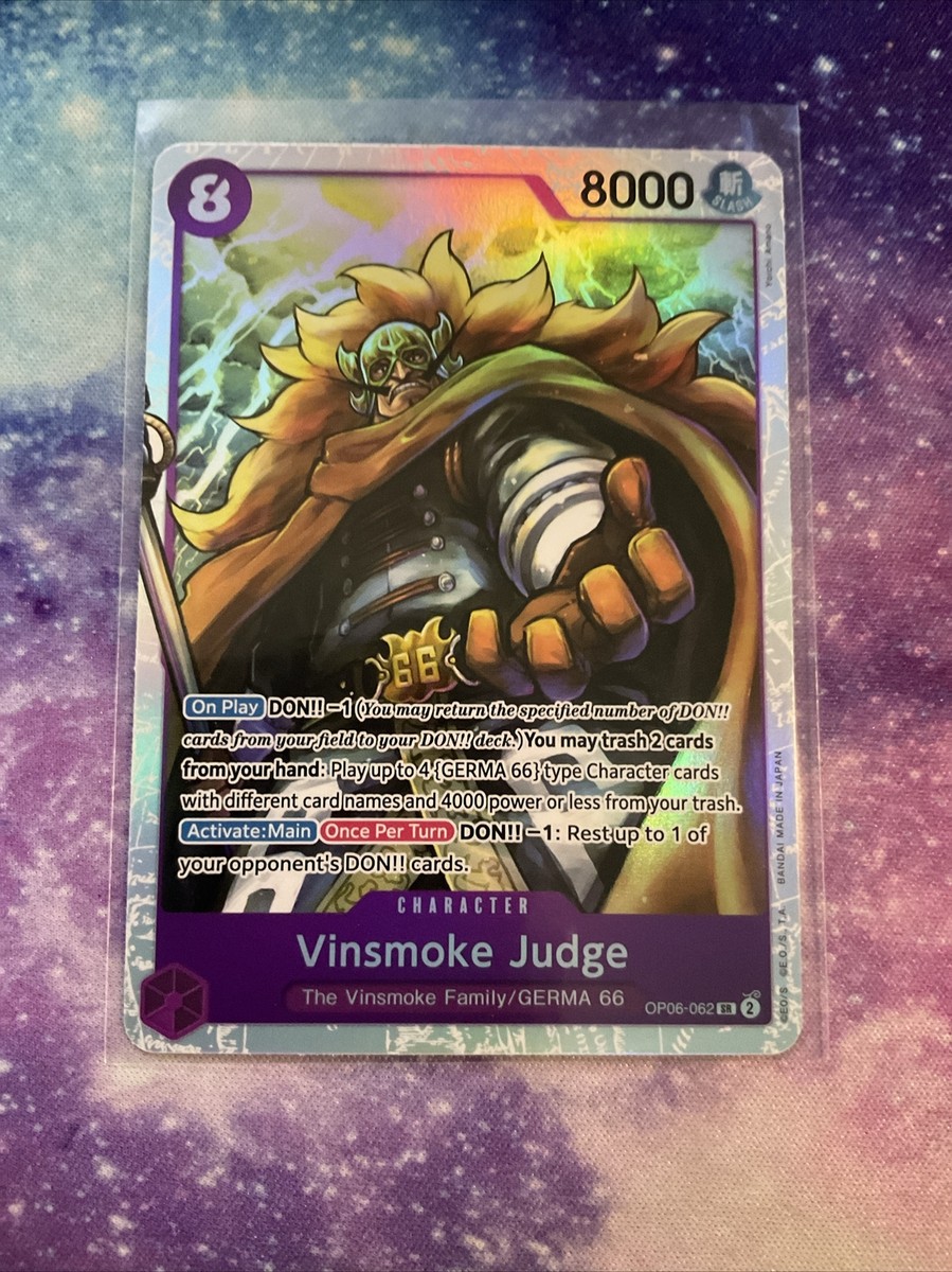 Vinsmoke Judge OP06-062 SR Wings Of The Captain English One Piece