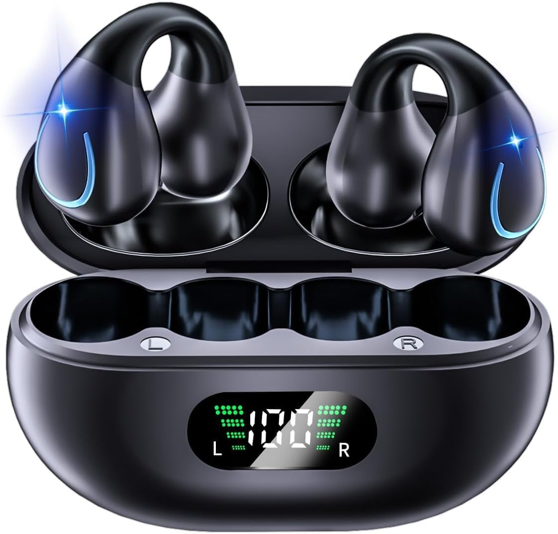 Bluetooth Earbuds ，Open Ear Bone Conduction Headphones ，Wireless Earbuds Bluetoo-image