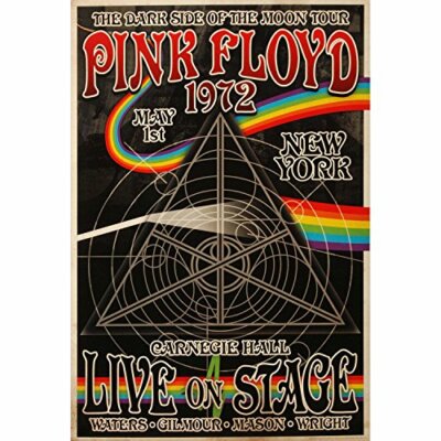 Pink Floyd 1972 Carnegie Hall Poster 24 x 36in
