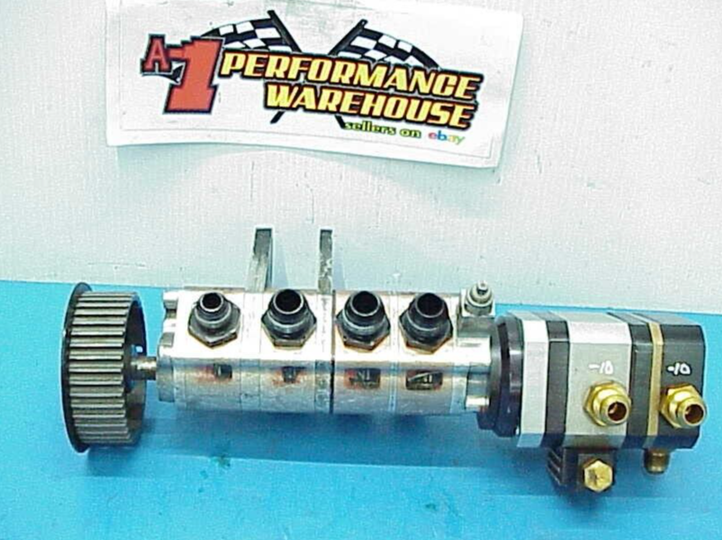 Barnes Dry Sump Oil Pump 4 Stage & HTD Pulley & KSE Tandem PS & Fuel