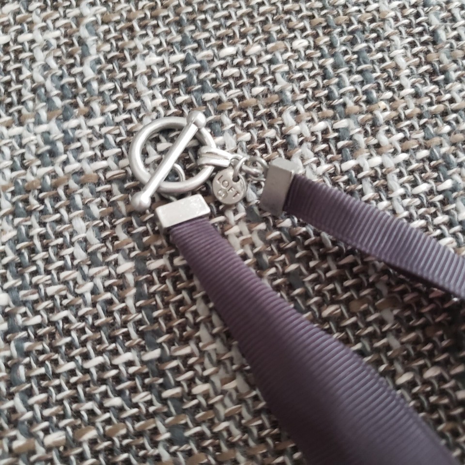 Chunky Rhinestone Chain Necklace by Ann Taylor Loft, 20 inch statement