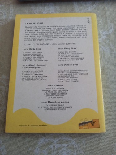 IL GIALLO DEI RAGAZZI MONDADORI N. 108 LA VOLPE ROSSA ENZO RUSSO - Foto 2 di 2