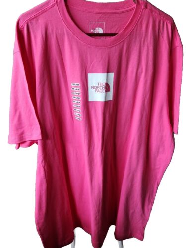 T-shirt femme The North Face rose jumbo demi-dôme XXL NEUF AVEC ÉTIQUETTES 2023. - Photo 1 sur 5