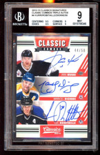 2012-13 CLASSICS SIGNATURES TRIPLE KURRI DIONNE ROBITAILLE AUTO /50 BGS 9 MINT