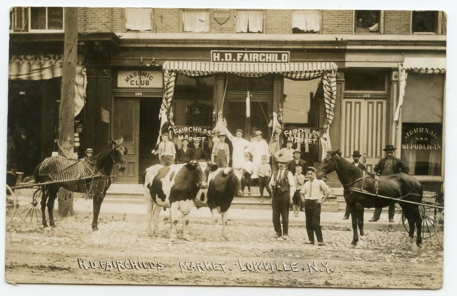 RPPC NY Lowville Fairchilds Market Meat Hanging and on the Hoof eBay