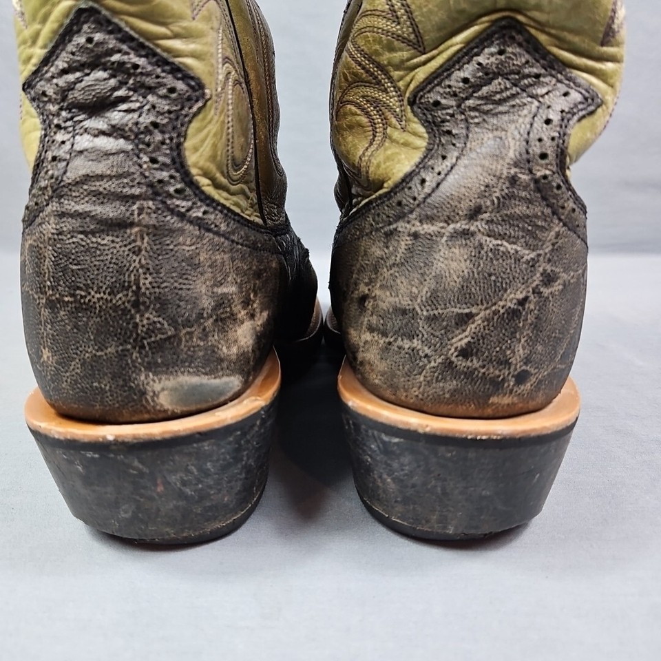 Ariat Men's Heritage Roughstock WST Boot Charcoal Elephant Print/Spring