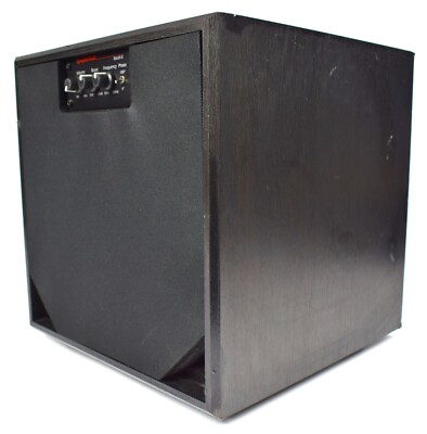SpeakerCraft BassX-8 * 8 in.  Cube Powered Subwoofer ( Black ) 125 Watts