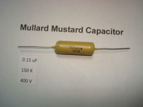 1 Condensateur MULLARD MUSTARD KT 150nF - 630V - 0.15uF