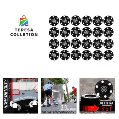 NHL Street Roller Hockey Pucks - Pro Commander Outdoor Roller Hockey Pucks fo...