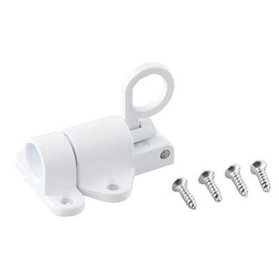 Aluminium Alloy Door Latch Sprung Attic Loft Ceiling Hatch Lock Catch Tool White