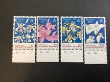 ICOLLECTZONE Solomon Islands 598-601 XF NH
