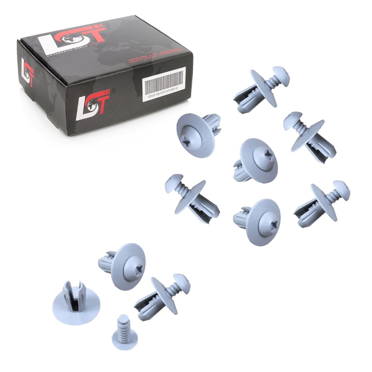 10x Fastening Clips on Pedal Footrest for MERCEDES W460