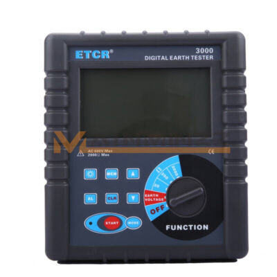 one BrandETCR3000 Digital Earth Resistance Tester 0.01Ω~2000Ω 0~600V New #T7