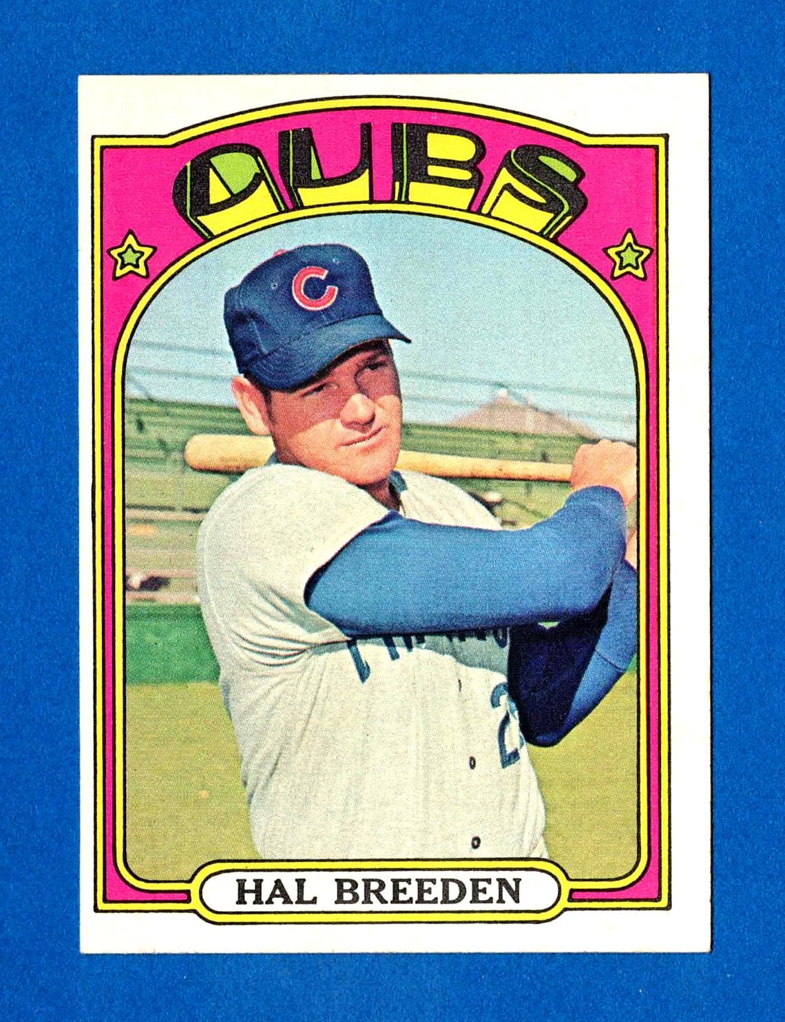1972 TOPPS #684 HAL BREEDEN CHICAGO CUBS HIGH NUMBER CARD -- NR MINT