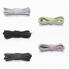 Reflective Rope Laces For Yeezy Boost 350 Static V2 Black Antlia Yecheil Asriel