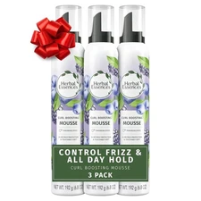 Herbal Essences Curl Boosting Mousse, Frizz Control for Curly & Wavy Hair, Long-