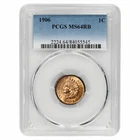 1906 Indian Head Cent 1C PCGS MS 64 RB