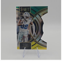 Panini Select 2023 CeeDee Lamb Prizm Die-Cut Premier #177 Dallas Cowboys