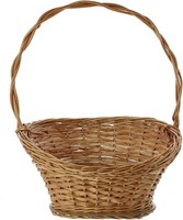 PräSentkorb Geschenkkorb Natur Klein Aus Weide, Leer, Weidenkorb Deko Korb