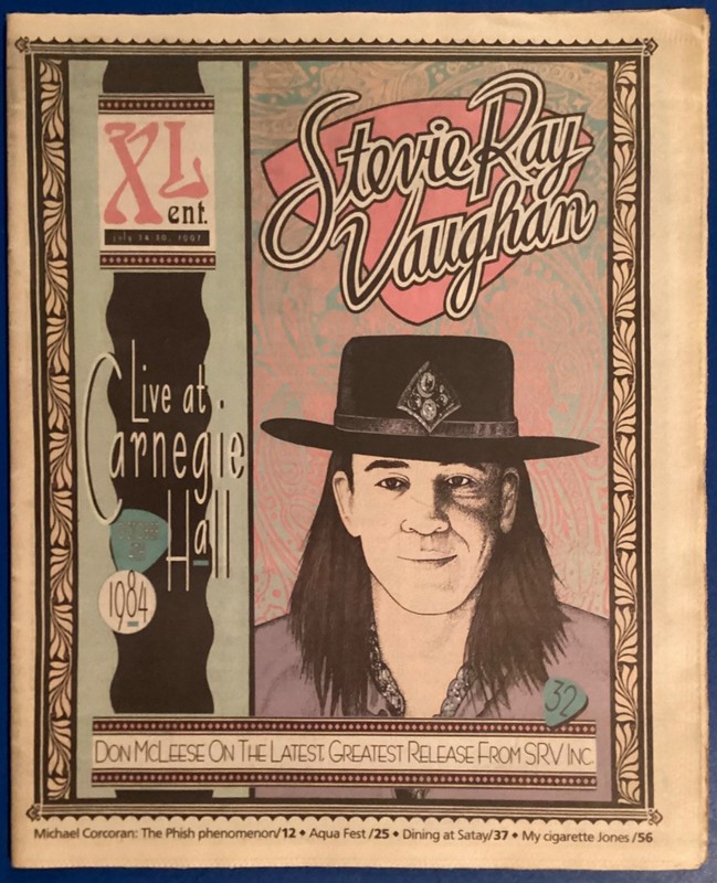 Stevie Ray Vaughan Austin American Statesman XLent. Vol. 4, #30, July 24th, 1997