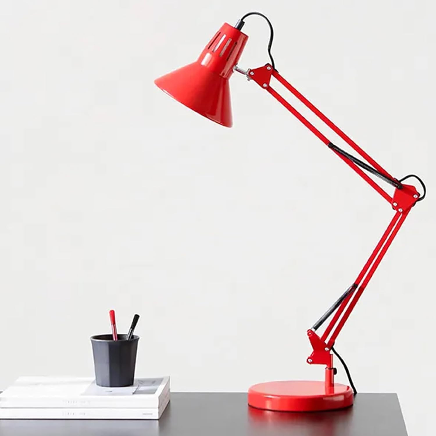 Lampada Da Scrivania Grande, Lampada Da Tavolo E27 LED, Luce Da Scrivania Con Br
