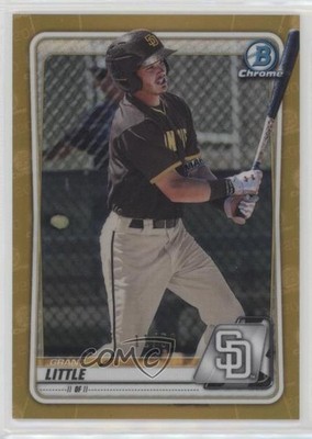 2020 Bowman Chrome Prospects Gold Refractor 11/50 Grant Little #BCP-133 6f8