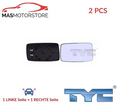 AUßENSPIEGEL SPIEGELGLAS PAAR TYC 337-0005-1 2PCS P NEU OE QUALITÄT