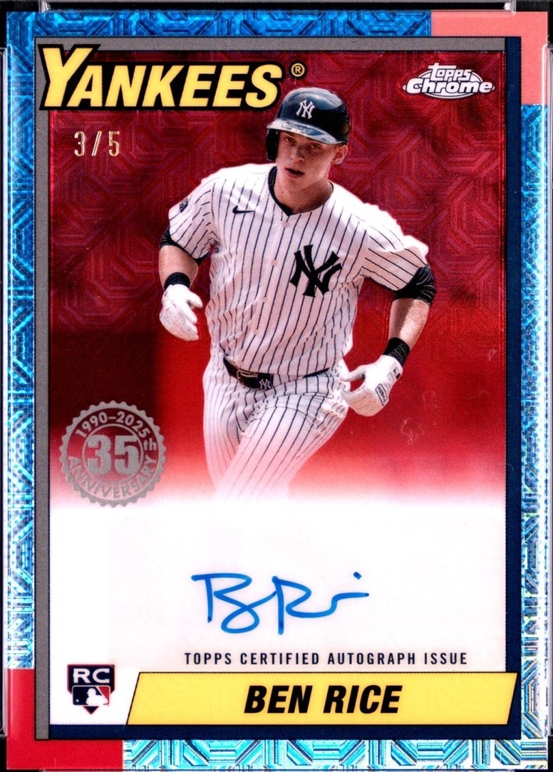 2025 Topps Series 1 - Flagship Real One Autographs Ben Rice #337