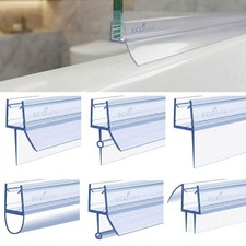 Shower Seal Strip for 4-8mm Glass Bath Door Screen, Seals Gap to 29mm, 90cm Long