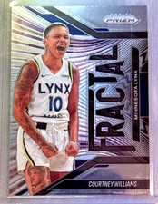Courtney Williams 2025 Panini Prizm WNBA Fractal Insert Card-#6 Minnesota Lynx