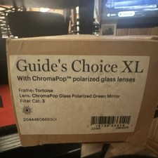 Smith Guide's Choice XL Polarized Sunglasses Tortoise Frame Green Mirror Lens